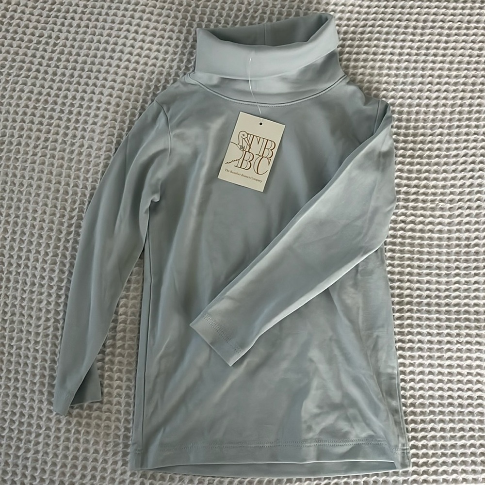 The Beaufort Bonnet Co Tatum’s Turtleneck Buckhead Blue size 3T Unisex